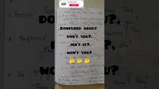 Confused about don't you?isn't it?, won't you? 🤔Master Question Tags with simple rules and examples!