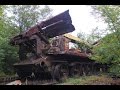 Chernobyl Exclusion Zone. Combat engineering  vehicles IMR - 2 (ИМР-2) before dismantling