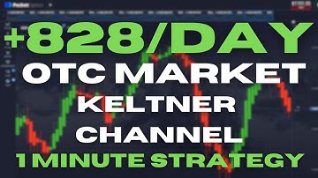 EARN +$828 PER DAY | KELTNER CHANNEL STRATEGY | 1 MINUTE POCKET OPTION STRATEGY | BINARY OPTION