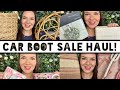 Car Boot Sale Haul | Car Boot Sale UK | Home Decor Bargains | Home Haul | Kate McCabe | Summer 2021