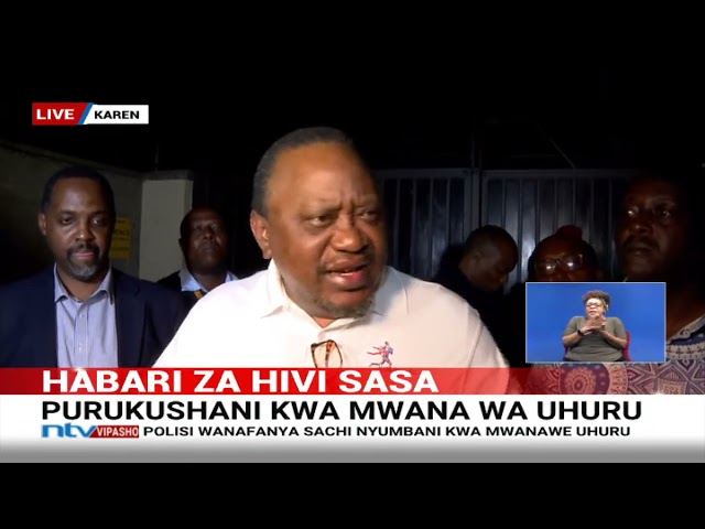 Uhuru Kenyatta comments on Moses Kuria's remarks, Mama Ngina's security class=