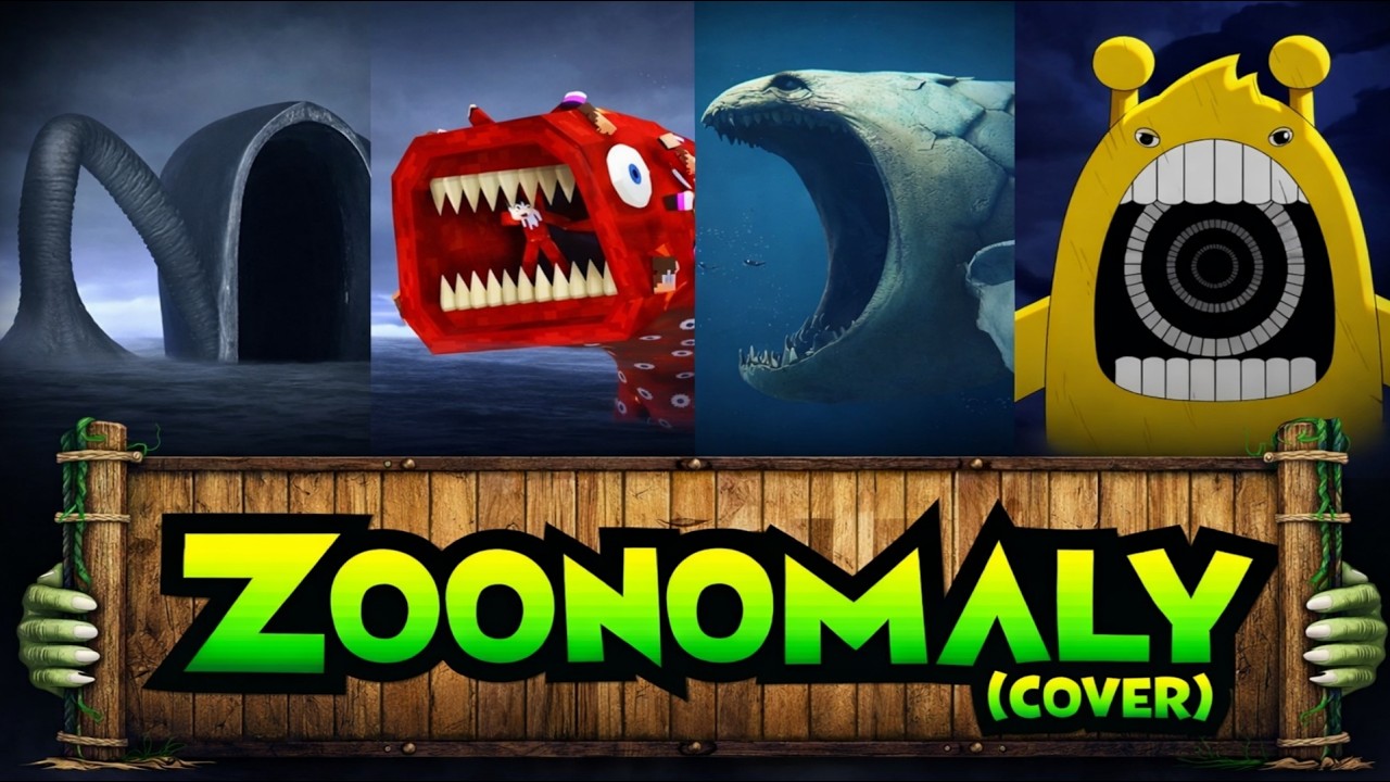 The Bloop vs Sea Eater vs Sprunki Eater vs Train Eater | Zoonomaly Tiles Hop