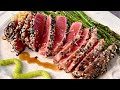 Seared Ahi Tuna Steaks on the Big Green Egg