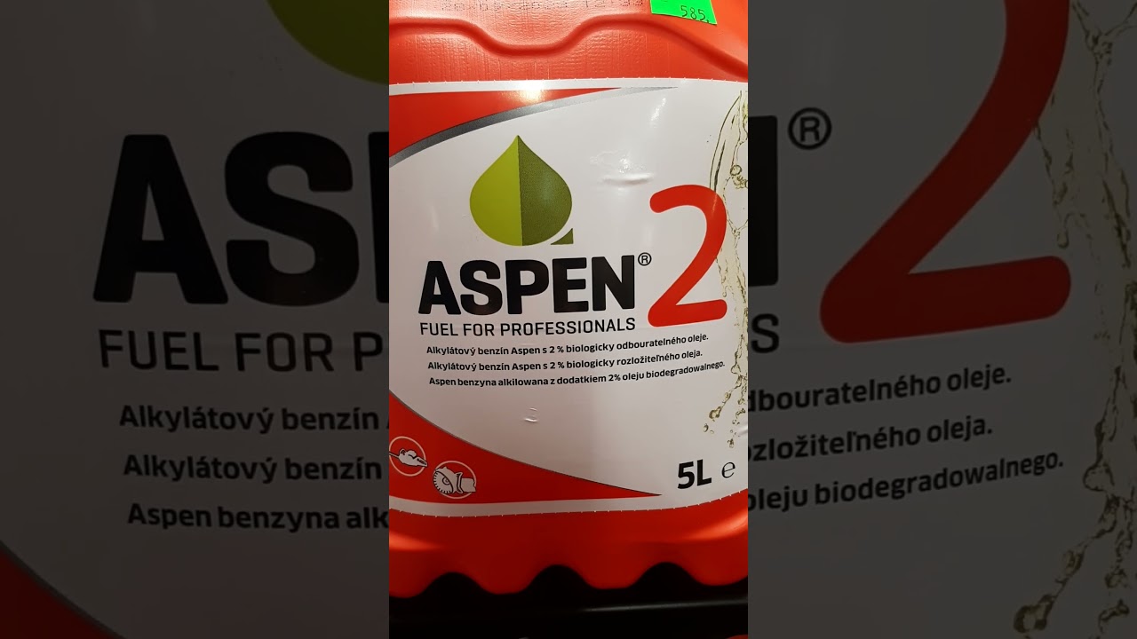 Palivo ASPEN 2T benzín , který se NEKAZÍ 🔥🔥🔥 