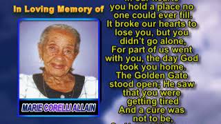 Marie Corelli Allain memorial