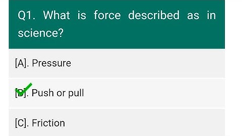 Exploring Forces | Curiosity Class 8 Science | Chapter 5 | MCQ | Question Answer 