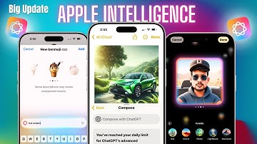 iOS 18.2 Apple Intelligence Features | Image Playground, ChatGPT, Visual Intelligence How to Use