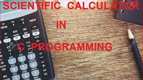 Scientific Calculator in C programming - Code Ambition