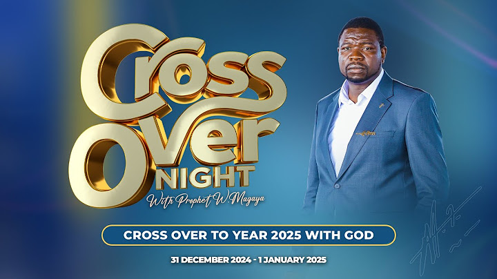🔴 LIVE BROADCAST - CROSSOVER NIGHT 2024 - 2025 || With Prophet W. Magaya | 31/12/2024.