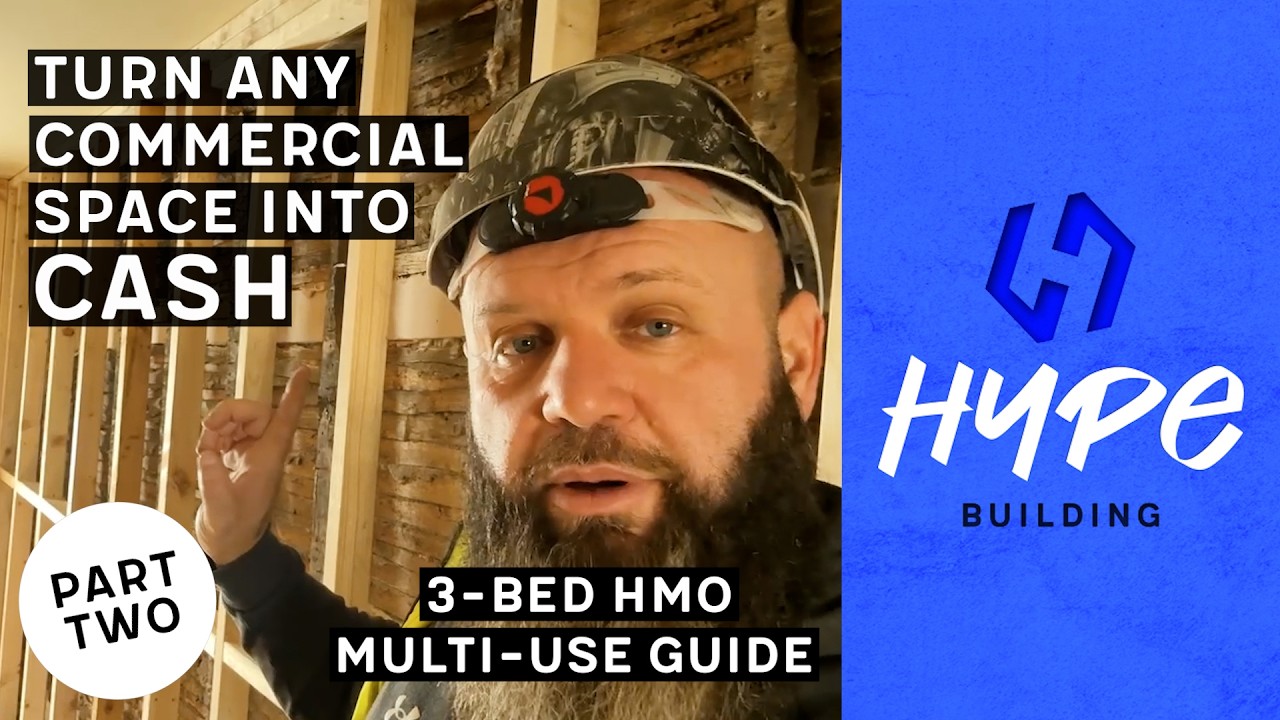 Turn Any Commercial Space Into CASH | 3-Bed HMO Multi-Use Guide!
