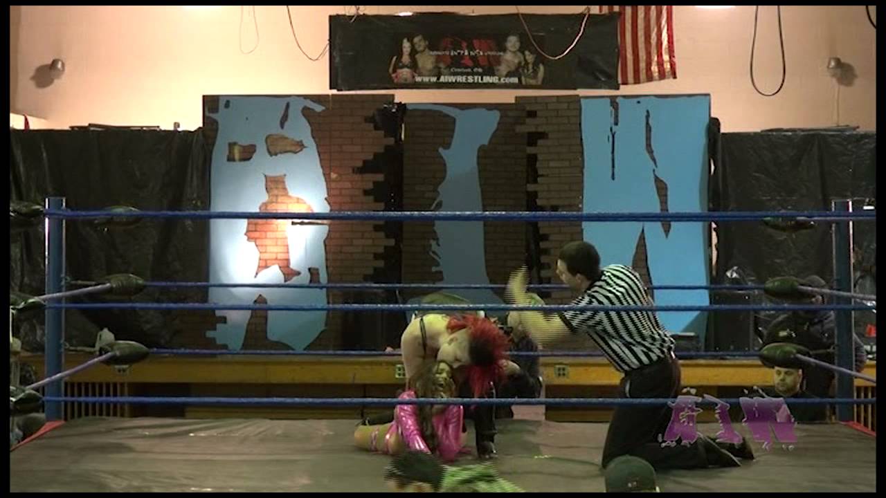 Jasmin Areebi (NXT's Aliyah) VS. Angelus Layne -Absolute Intense Wrestling