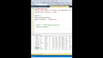 SQL Interview Question 279 || #shorts #ytshorts #youtubeshorts #sql #mysql #query @SekharAcademy1