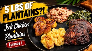 I Bought 5 LBS of Plantains… Here’s What I Made 😭 | Jerk Chicken + Plantains Ep. 1