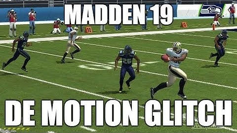 Madden 19 Glitches Cheats and Tips -  DE Motion Glitch