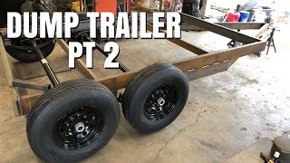 Dump Trailer Build Pt 2 (& Giveaway update)