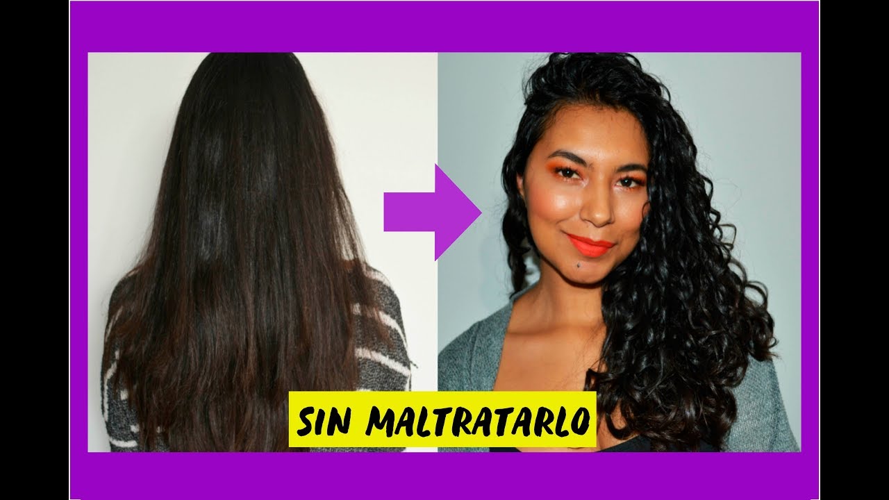 DE CABELLO LISO A RIZADO SIN DAÑOS / FROM STRAIGHT TO