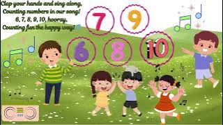 🎵 123 Counting Party – Full Counting Song (1 to 10) 🎵 | Numbers Song for Kids