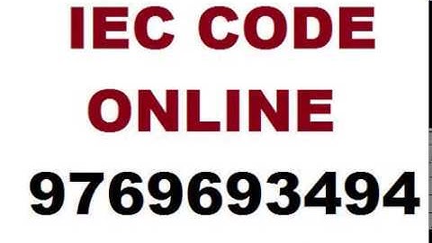 IEC CODE ONLINE 9769693494 EXPORT LICENSE IMPORT LICENSE DGFT LICENSE