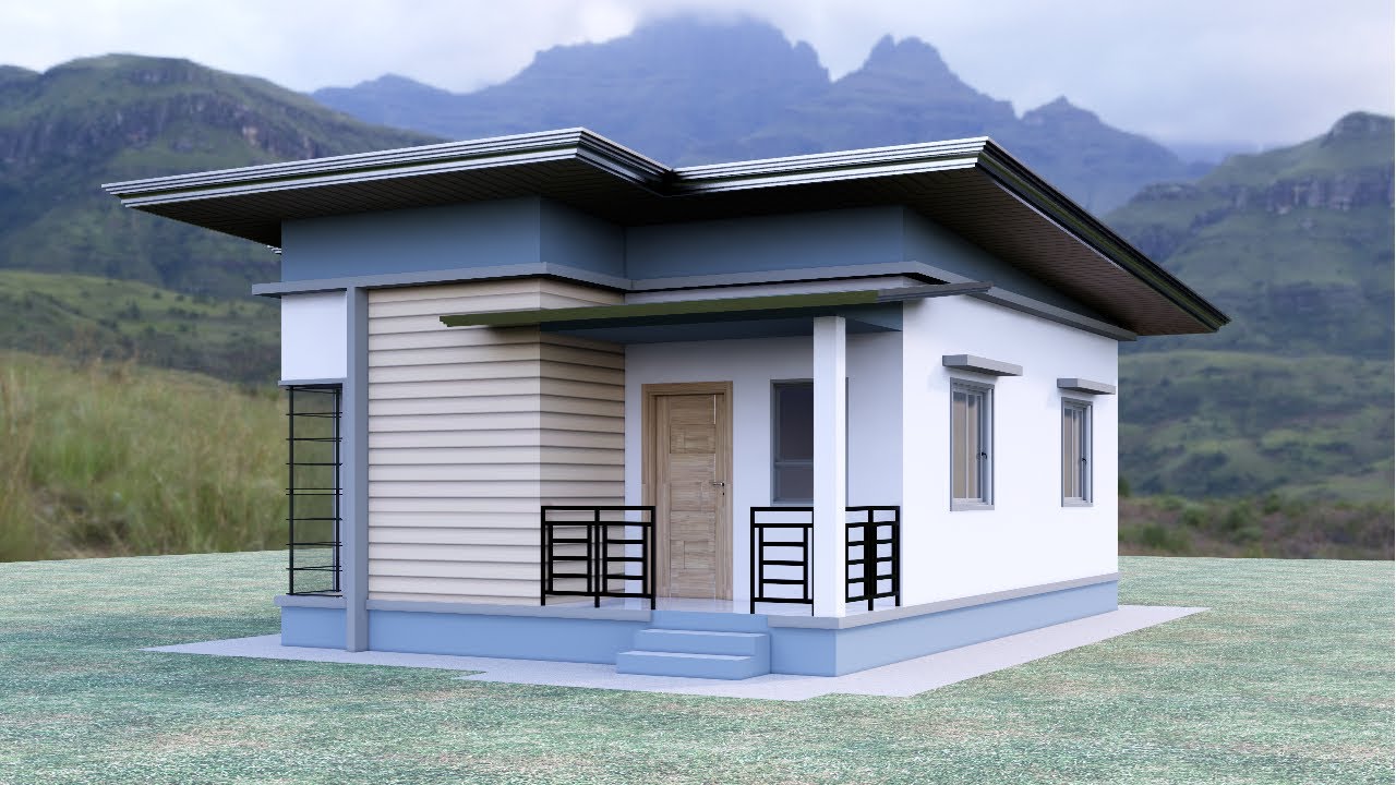 Small House Design (6 meters by 9 meters) with 2 Bedrooms - YouTube