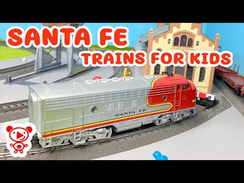 Santa Fe Railway for Kids 🚂 American Diesel Train | Märklin Model Trains USA Style