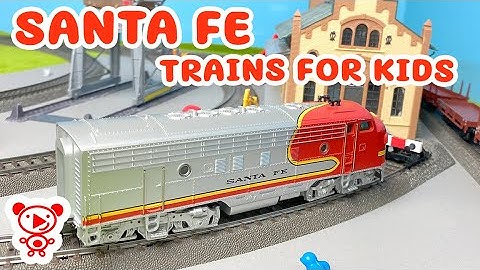 Santa Fe Railway for Kids 🚂 American Diesel Train | Märklin Model Trains USA Style