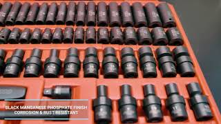 Amazon com  Neiko 02448A 1 2  Drive Master Impact Socket Set, 65 Piece Deep & Shallow Socket Assortm