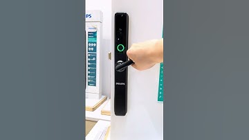 Khoá thông minh cửa nhôm Philips DDL608 - đạt chuẩn IP65 chống bụi chống nước, 4 phương thức mở khoá