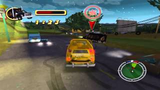 The Simpsons Hit and Run Walkthrough - Level 4 - Mission 7 - From outer space [HD]