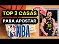3 mejores casas de apuestas NBA con licencia y reguladas (2026)