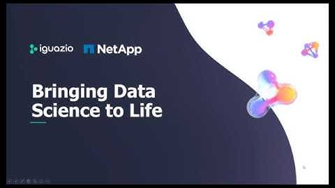 Demo: Iguazio Data Science Platform with NetApp