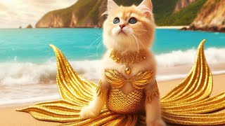 Cute Mermaid Cat 🧜‍♀️