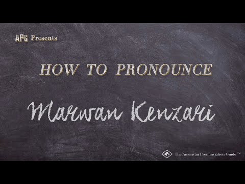 How To Pronounce Marwan Kenzari Real Life Examples
