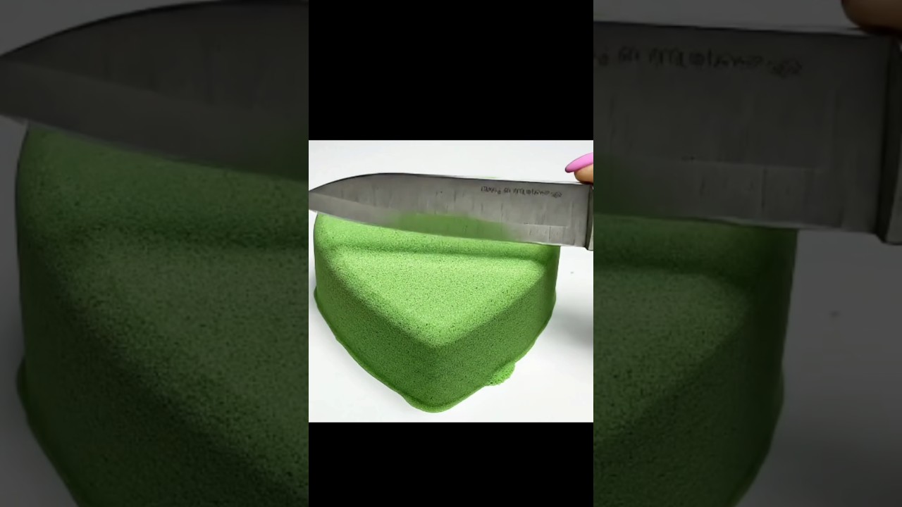 Colorful Kinetic Sand Cutting ASMR | Super Sounds