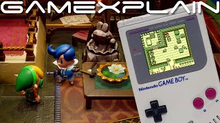 New Zelda: Link's Awakening Remake Gameplay Clips! + Switch vs Game Boy Comparison \& Changes