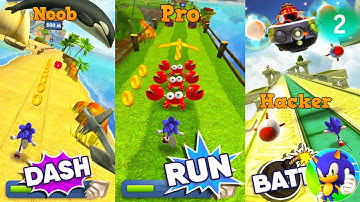 Sonic Dash - Endless Running & Racing Game New walkthrough || iOS and Android games #2