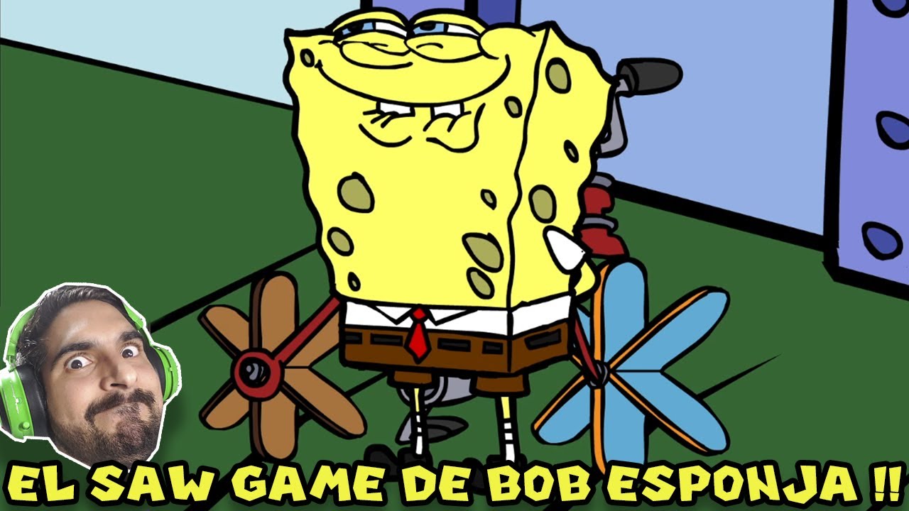 EL JUEGO MORTAL DE BOB ESPONJA !! - Bob Esponja Saw Game con Pepe el Mago