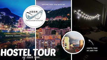 “HOSTEL TOUR of IISER Thiruvananthapuram 🏡 | Life at IISER TVM Campus | Room + Facilities + Vibes”