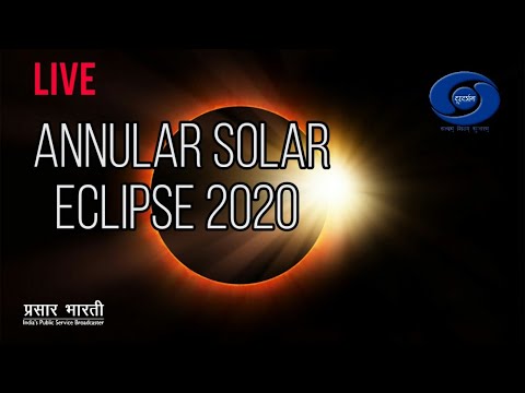 Annular Solar Eclipse, 21st June, 2020 - View Live feeds with Scientists