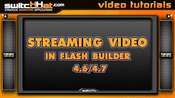 "STREAMING VIDEO to Mobile Apps Using FLASH BUILDER 4.6/4.7"...Actionscript 3.0 Version..."Part One"