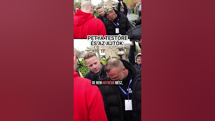 Magyar Péter TESTŐRÉNEK meggyűlt a baja az AJTÓVAL!