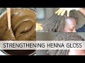 Strengthening Henna Hair Gloss on 4c Natural Hair