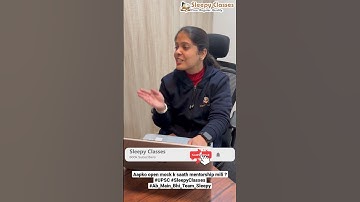 Sirf mocks nahi ab mentorship bhi! #UPSC #SleepyClasses #Ab_Main_Bhi_Team_Sleepy