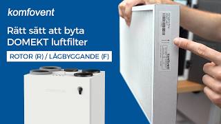 Domekt Filter Byte Rotor R Vertikal V Se