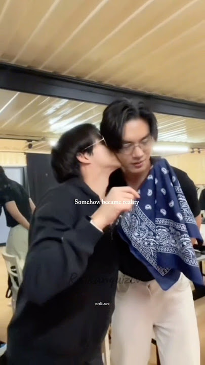 Boat Oat 🥰🥰 love moment #boatoat #mystubborn #thaiblseries