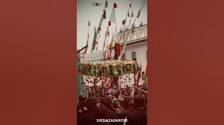 Gehwarye Hazrat Ali Asghar as Sirsi Sadat Ashura 10 Muharram #sirsiazadari110 #ashura #karbala