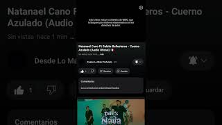 Natanael Cano & Gabito Ballesteros - Cuerno Azulado (Audio) apenas iba a filtrar y me la bloquearon