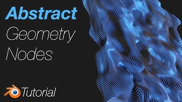 [3.2] Blender Tutorial: Abstract Geometry Nodes Animation Tutorial