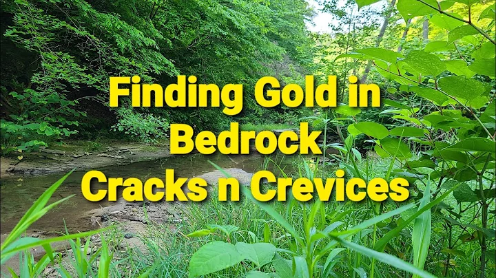 Finding Gold in Bedrock cracks!!! West Virginia Gold!