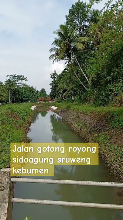 jalan gotong royong sruweng kebumen #desa #sruweng