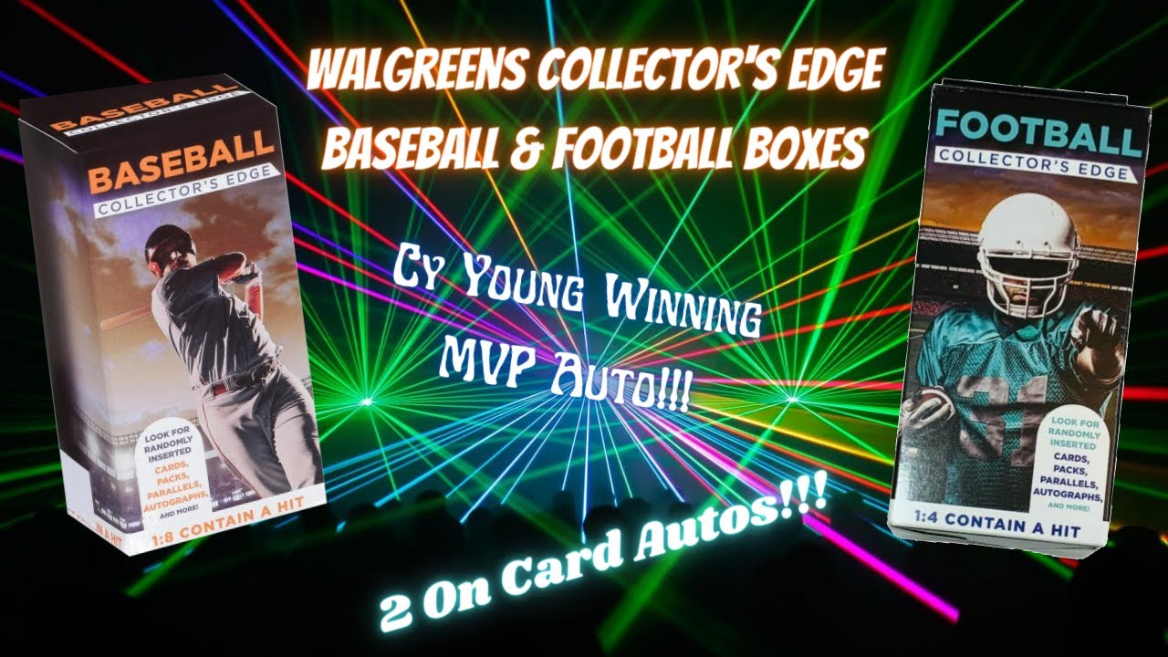 Walgreens Collectors Edge Baseball and Football Boxes💥Cy Young Winner